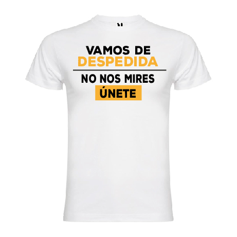 Camiseta Blanca Despedida