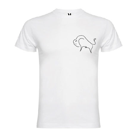 Camiseta Buey blanca